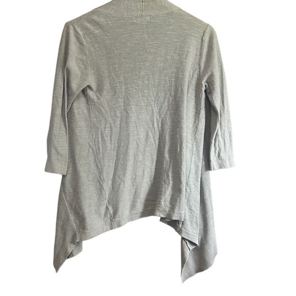 ANA Cardigan Sweater Womens Open Front Draped 3/4 Sleeve Lightweight - Picture 5 of 5